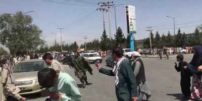[siren wailing] - Escape from Kabul