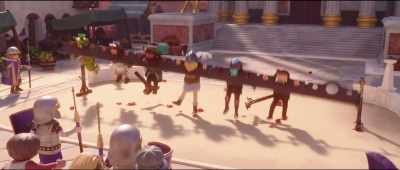 -...Sister!
-(exclamations) - Playmobil: The Movie
