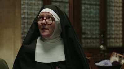 Sister Peter takes it for
her knitting patterns, - Sister Boniface Mysteries