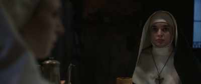 - Sister Vic...
- (DOOR LOCK CLANKS) - The Nun