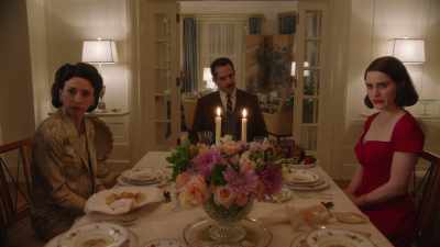 Sit around all day long
eating bon-bons, - The Marvelous Mrs. Maisel