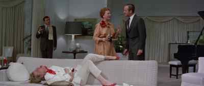 Sit down beside her so she can look at you and touch you - My Man Godfrey