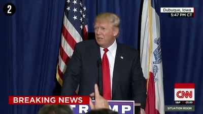 Sit down, sit down, sit down.
I'm an immigrant, - Trump: The Art of the Insult