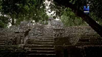 Site manager
and historian, Mark Brink Jr., - Ancient Apocalypse