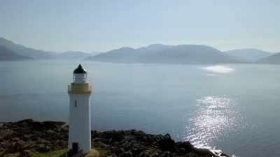 -- Sitting proudly on
the island's rocks - Extraordinary Escapes with Sandi Toksvig