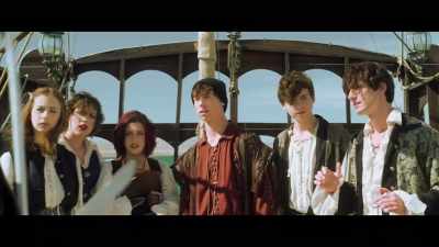 Six landlubbers before ye plain as the nose on your face. - Time Pirates