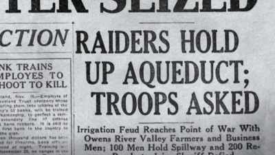 Six months after
the first attack, - Flood in the Desert