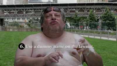 SIX,
USE SOME DUMMY NAME
ON THE LAWSUIT. - The Patent Scam