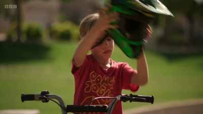 Six-year-old Recker Eans
is about halfway - The Human Body: Secrets of Your Life Revealed