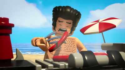 - [sizzling]
- [snikt] - LEGO Marvel Avengers: Code Red