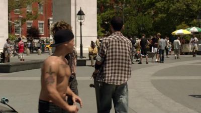 [SKATER SPEAKING INDISTINCTLY] - Person of Interest