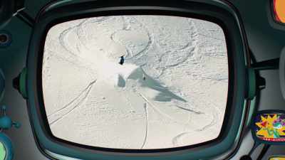 [skier screaming] - Alien TV