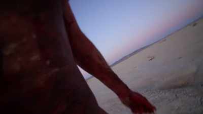 (skin scraping)
(Robbie breathing heavily) - The Outwaters