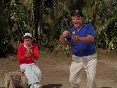 SKIPPER,
I GOT A BITE. - Gilligan's Island