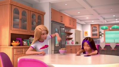 Skipper, keluarga Roberts tak menyerah. - Barbie: Skipper and the Big Babysitting Adventure
