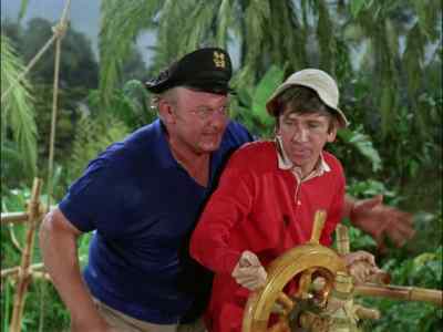 SKIPPER, THE STORM'S
GETTING WORSE NOW. - Gilligan's Island