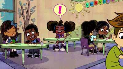 SKIPSTER (glitching):
You're welcome. You're welcome. - Marvel's Moon Girl and Devil Dinosaur