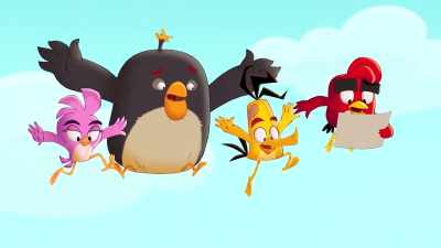 Skulls for O's
and crossbones for X's! It's... - Angry Birds: Summer Madness
