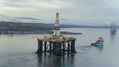 SLATER: Rig moves can take
anywhere between eight - Europe From Above