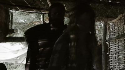 (slave girl gasps, frightened) - Vikings