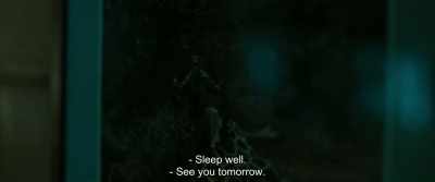 - Sleep well.
- See you tomorrow. - The Marco Effect