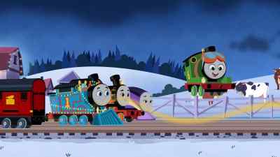 Sleeping Beauty over here - Thomas & Friends: The Christmas Letter Express