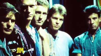 Slightly miserable and intense
bunch of Aussies abroad. - Midnight Oil: The Hardest Line