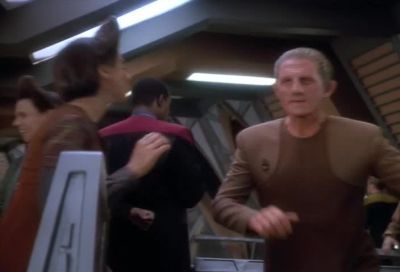 Slow down!
There's no running on the Promenade. - Star Trek: Deep Space Nine