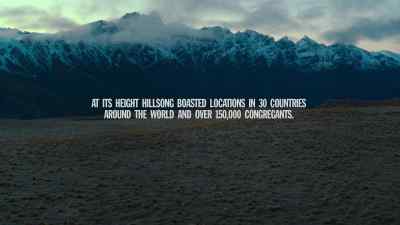 (slow orchestral
music continues) - The Secrets of Hillsong