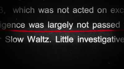 Slow Waltz was a policy
used by Special Branch - No Stone Unturned
