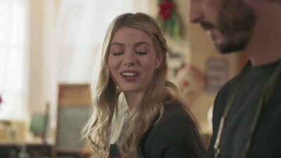 Slower. We don't want bubbles. - Christmas in Pine Valley
