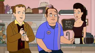 [slurping straw] - Corner Gas Animated