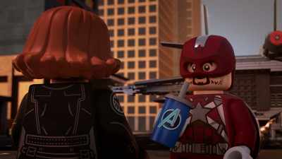 - [slurps]
- [Thor thuds, laughs] - LEGO Marvel Avengers: Code Red