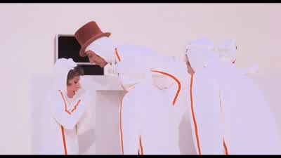 WellFortunately small boys are extremely springy and elasticSo I think we'll put him in my special Taffy pulling machineTo the Taffy pulling roomThe boy's in his mother's purse But be carefulTaffy pullWhat's he sayingNo I won't hold you responsibleOh And - Willy Wonka &amp; the Chocolate Factory
