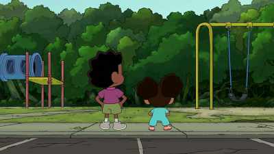 Small Uncle does not want
to do the slides. - Craig Before the Creek