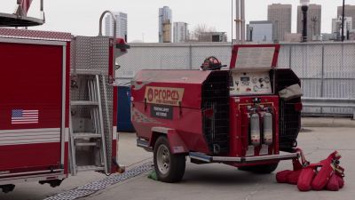 - Smells like diesel exhaust. - Chicago Fire