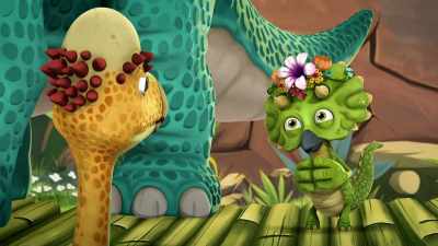 Smile. Say "please" and "thank you". - Gigantosaurus