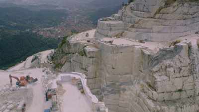 SMITH: Marble has been
mined here since Roman times. - One Strange Rock