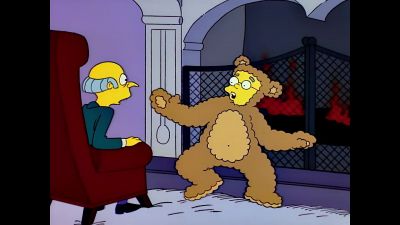SMITHERS: Here's something
that should cheer you up, sir. - The Simpsons