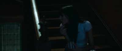 - Smoking a cigarette. - Here in this house this evening? - Mr & Mme Adelman