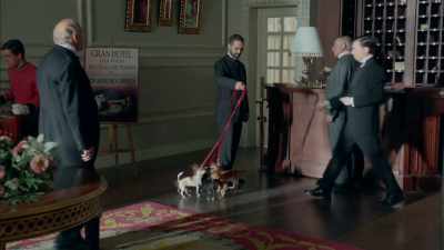 [SMOOCHES, CHUCKLES] - Grand Hotel