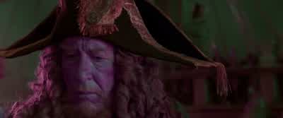Smyth is quite an unusual nameDid we not onceknow someone called SmythShut your trapWhat was her nameIt's right on the tip of me tongue OhDo you wanna lose that tongueMargaret Smyth CHUCKLESAyeShould we make an accord thenOr shall I tell you know who what - Pirates of the Caribbean: Dead Men Tell No Tales