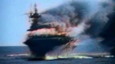 SN JONES: The smoke
went down in the ship - The Pacific War in Color
