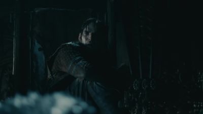 [snake rattle hissing] - Vikings