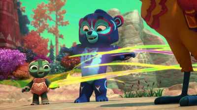 Snake Spirit is super excited. - Spirit Rangers