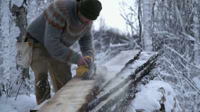 Snap a chalk line, and I start
buzzing these into boards that - Life Below Zero: Next Generation