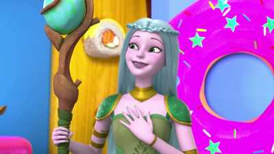 [snapping fingers and grunting] - Barbie: A Touch of Magic