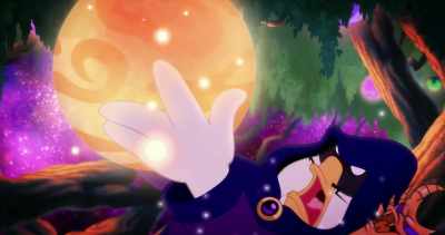 -(snaps)
-(thuds) - Legend of the Three Caballeros
