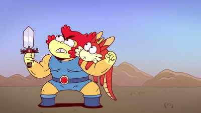 -Snarf!
-[MEOWS] - ThunderCats Roar