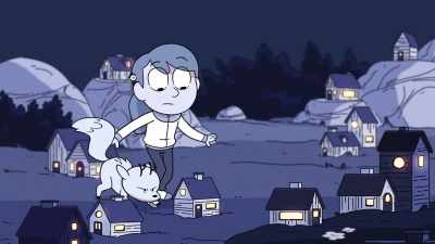 -[snarles]
-[electricity crackles] - Hilda